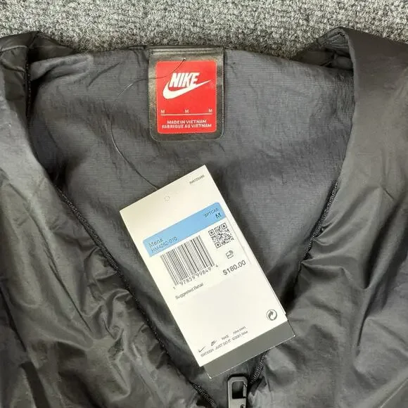 Nike Tech Woven Vest Mens Size M Black Loose Lightweight (HM4262 010) NWT